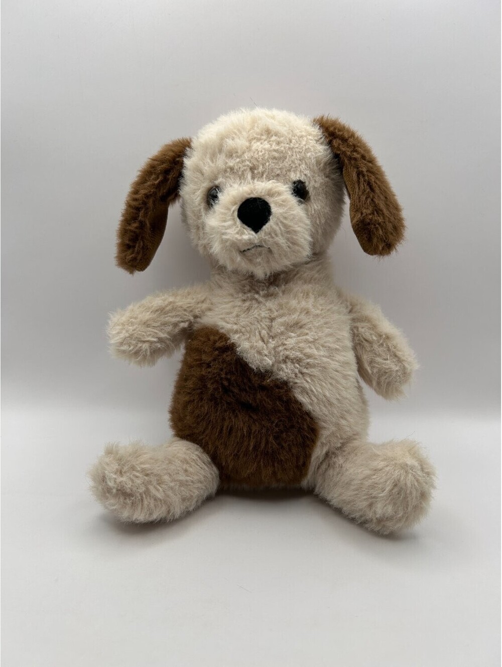 Jellycat Munchkin Pup Plush Dog Cream Brown Belly M3PUP Retired